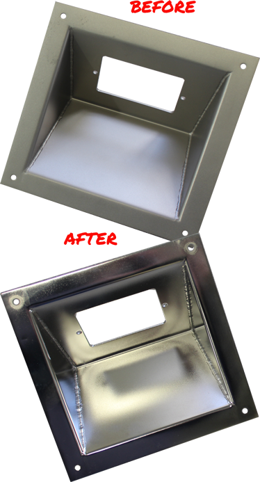 Before and After Electropolishing