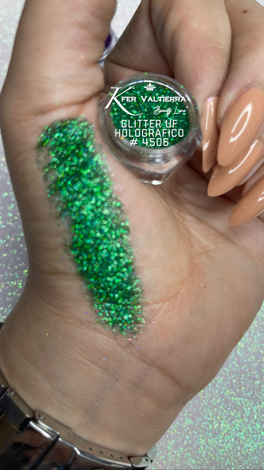Thumbnail: #4506 Glitter UF Holografico (verde) 