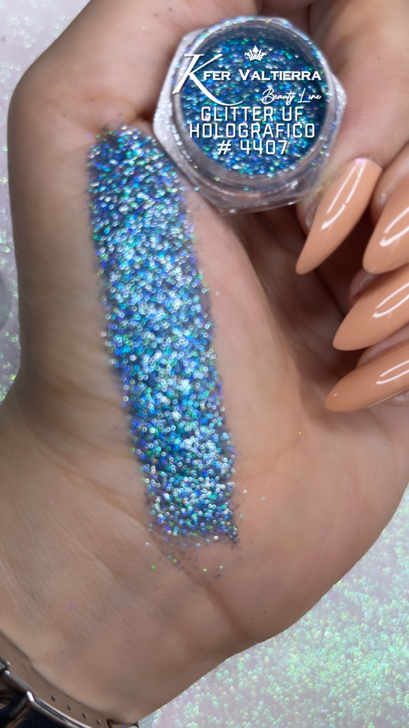 Thumbnail: #4407 Glitter UF Holografico (azul) 
