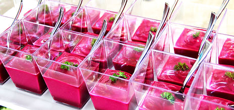 Hemp beet soup