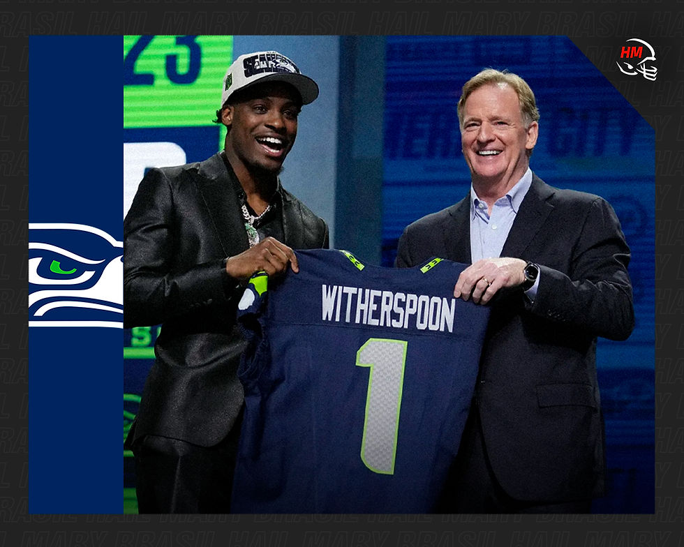 Com duas excelentes escolhas, os Seahawks terminam como os mais subestimados da primeira rodada