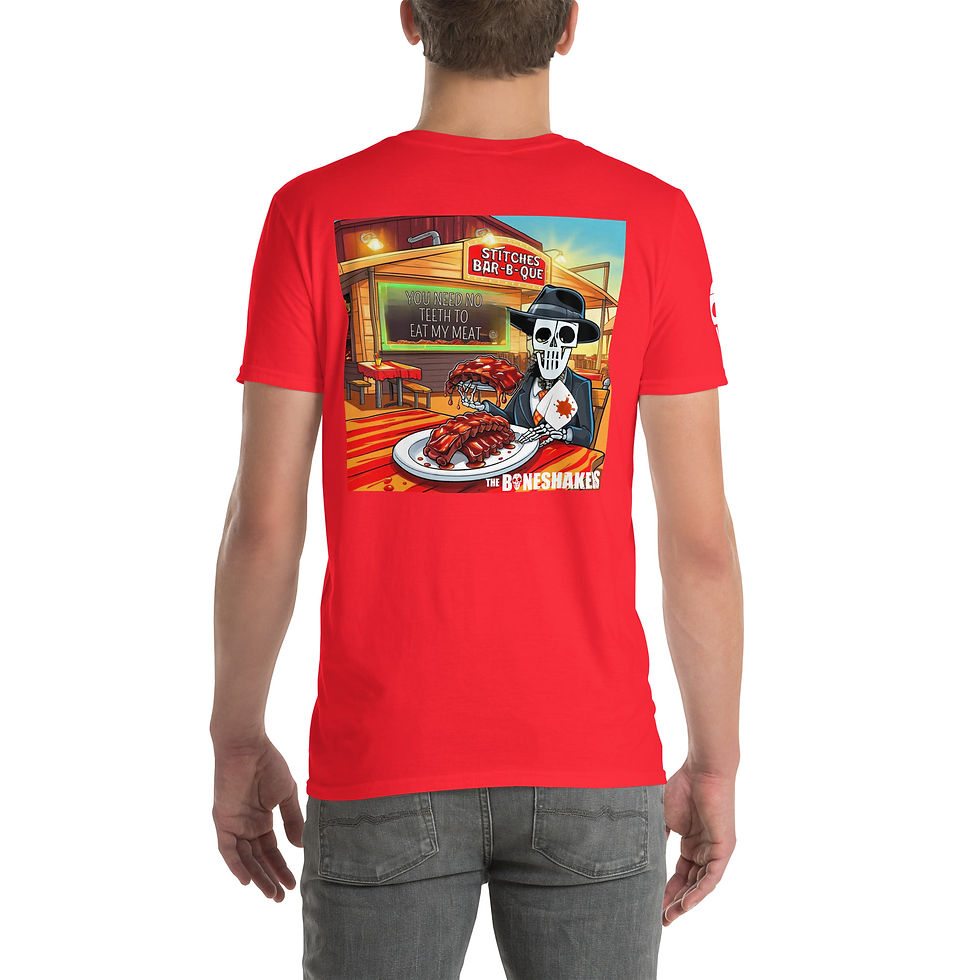Thumbnail: Stitches BBQ Short-Sleeve Unisex T-Shirt