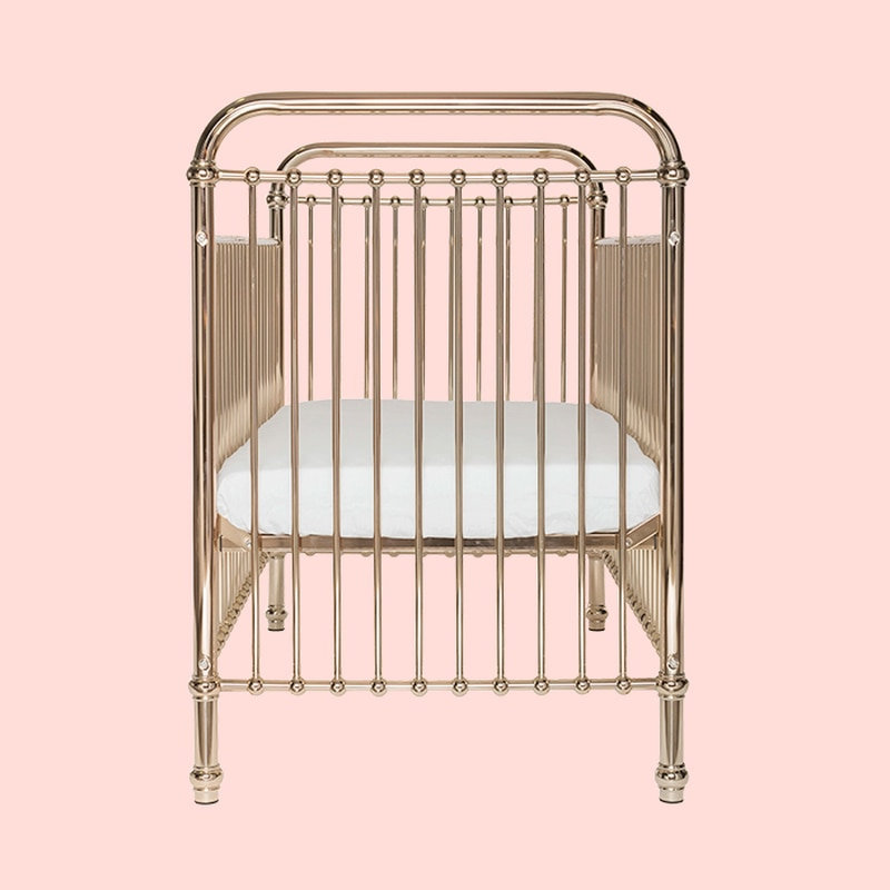 rose gold cot bed