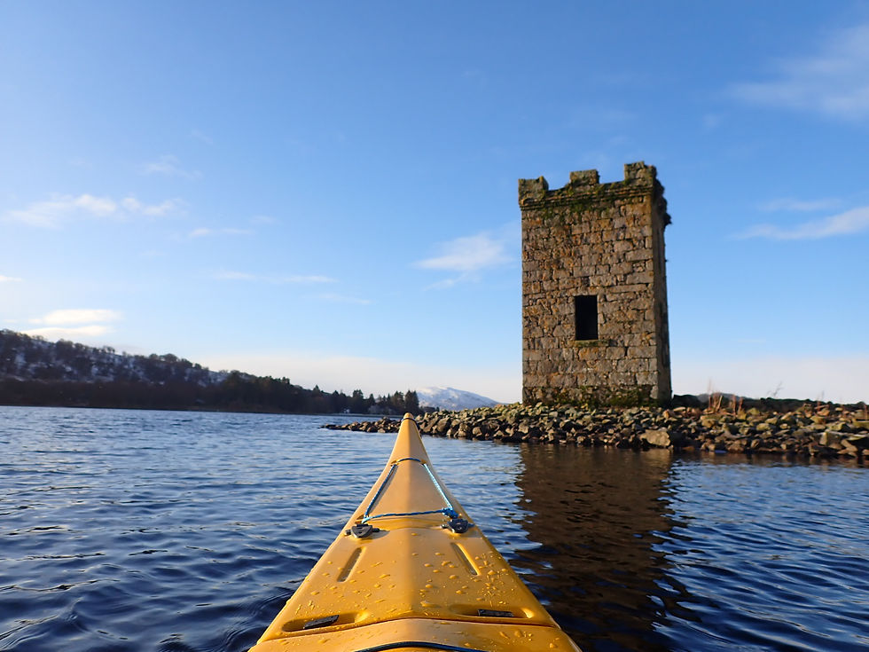 Loch Rannoch, ostatnie pływanie w 2020 roku