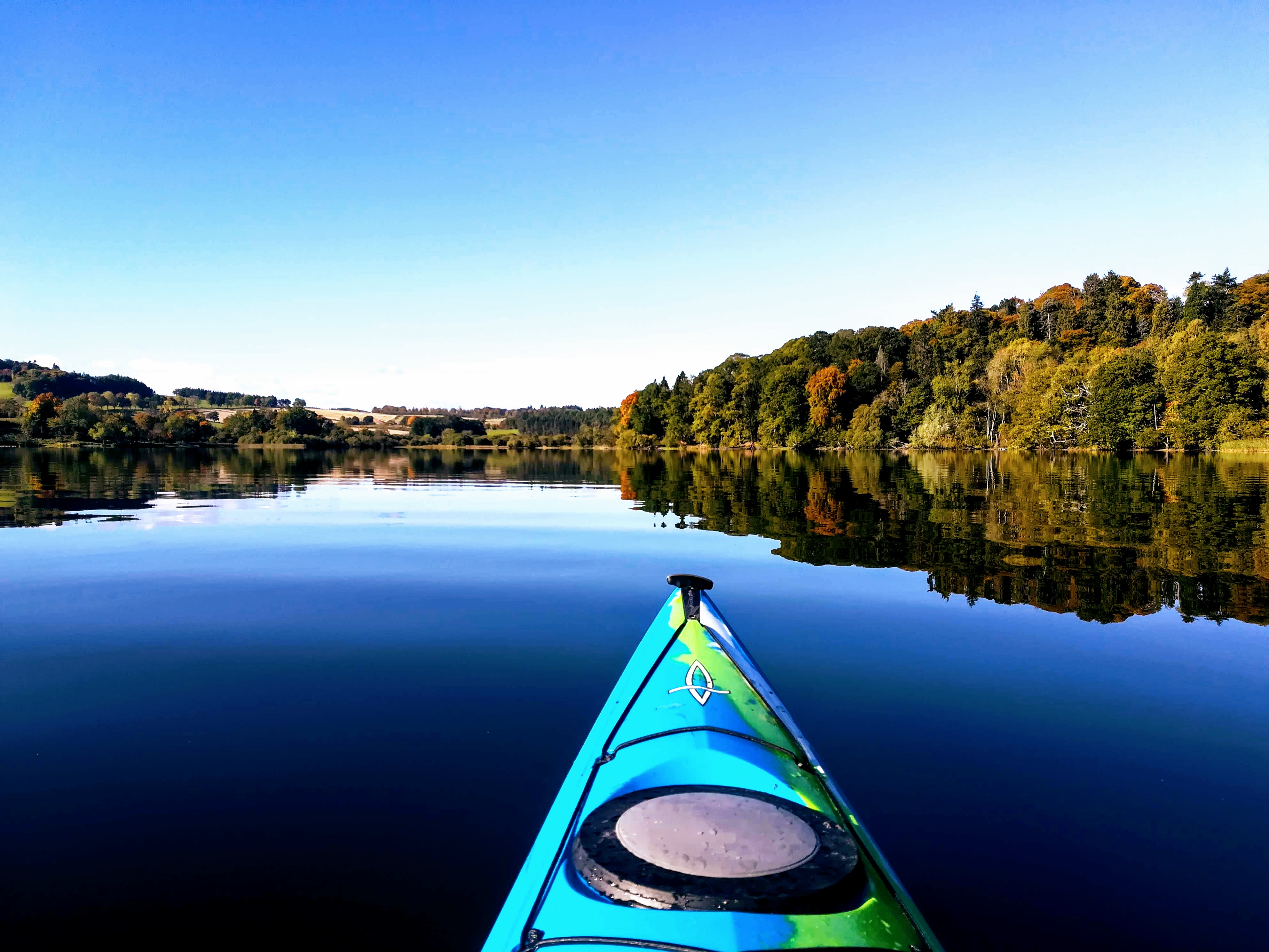 Perfect autumn in the Tay Country, Clunie Loch