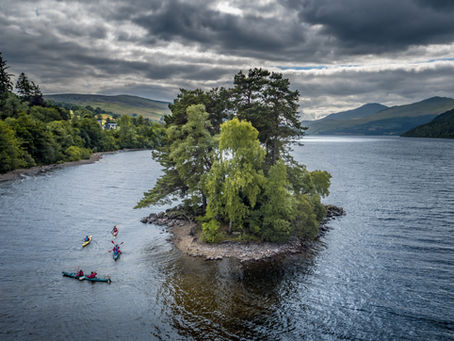 Loch Tay z kajaka