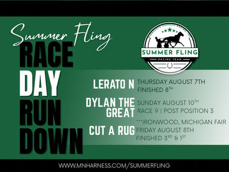 Entries & Results - August 8th Update