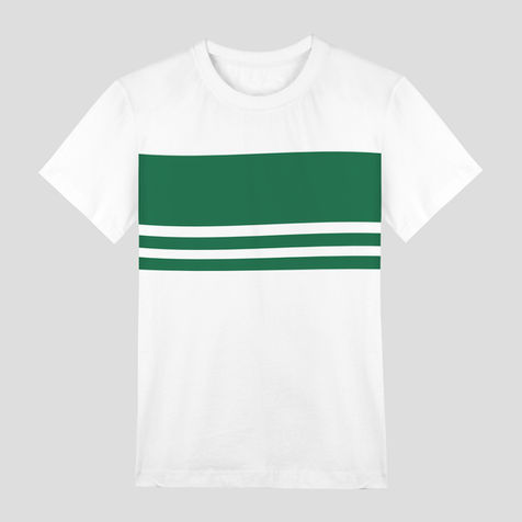 White and Green T-shirt