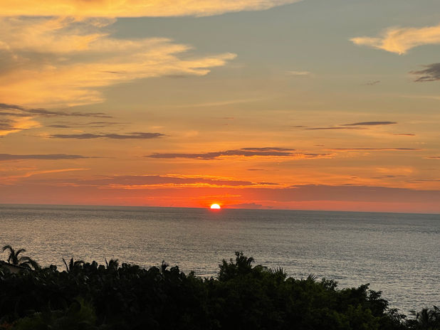 Punta Mita Sunset over the ocean 