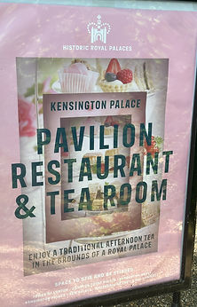 Kensington Palace Pavilion Sign