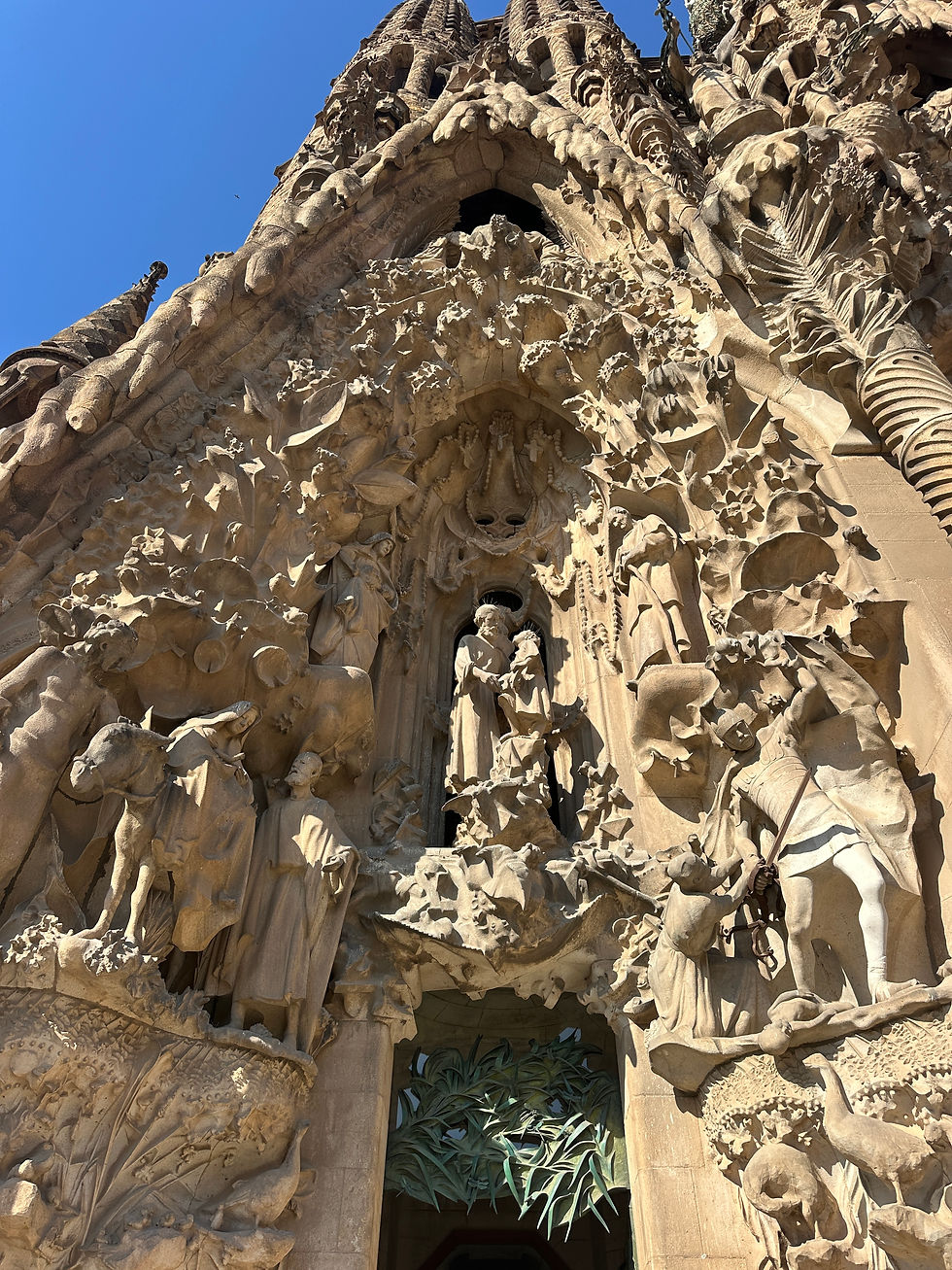 nativity facade of the Sagrada Familia