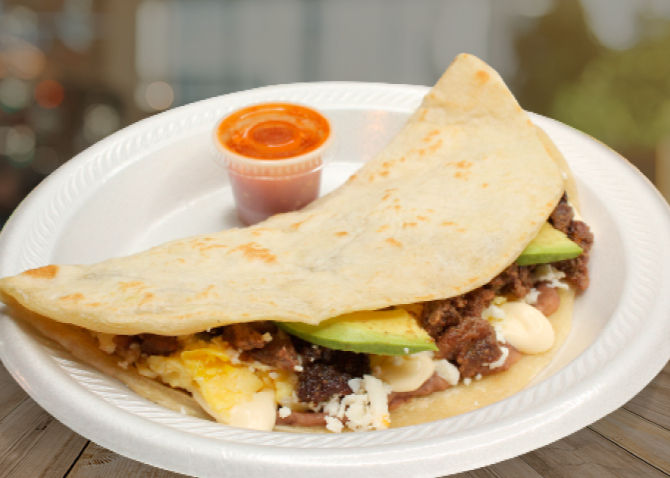 Baleadas a traditional Honduras food 