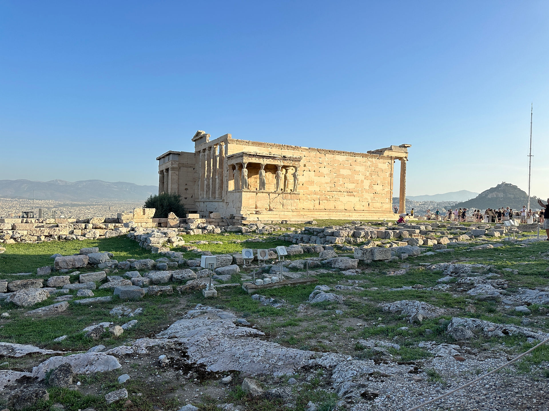 Remains of the Acropolis temples 