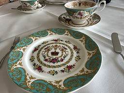 China setting at a tea at Kensington Palace