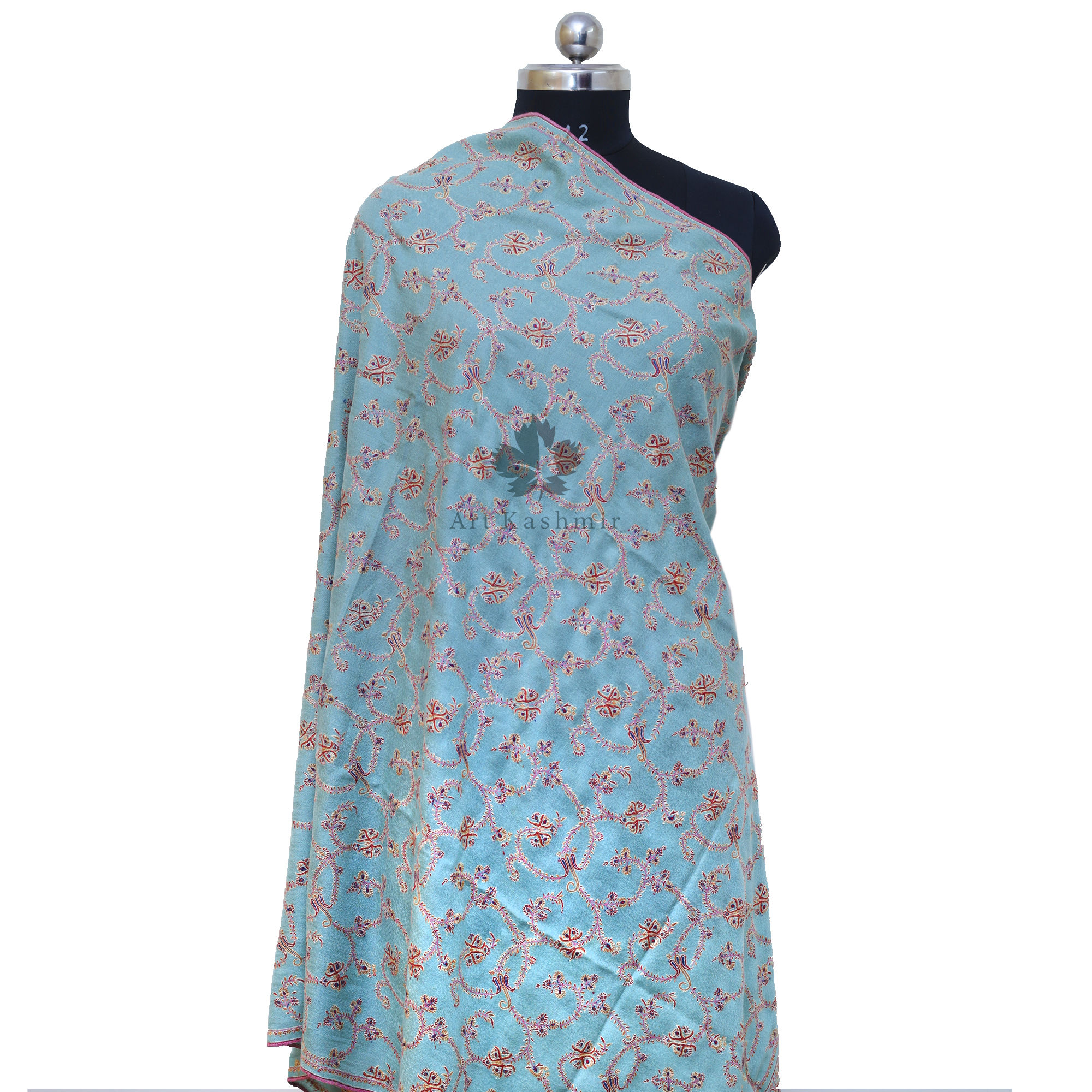 Handcrafted Kashmiri Sozni Pashmina Shawl