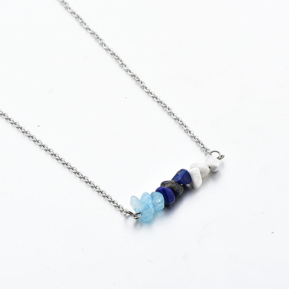 Thumbnail: TRANQUILITY Energy Bar  (Aquamarine, Lapis Lazuli, Howlite)
