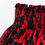 Thumbnail: TEEN/ADULTz Red & Black Kahiko Hawaiian Pa’u Skirt 