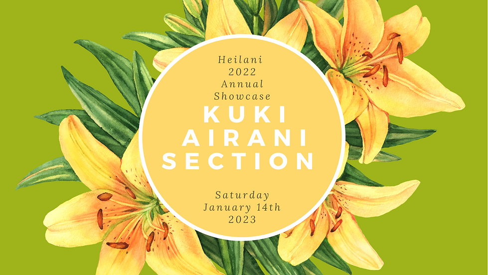 ANNUAL SHOWCASE - Kuki Airani Section