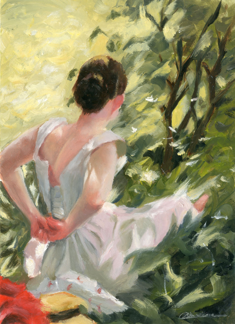 girl with dress
