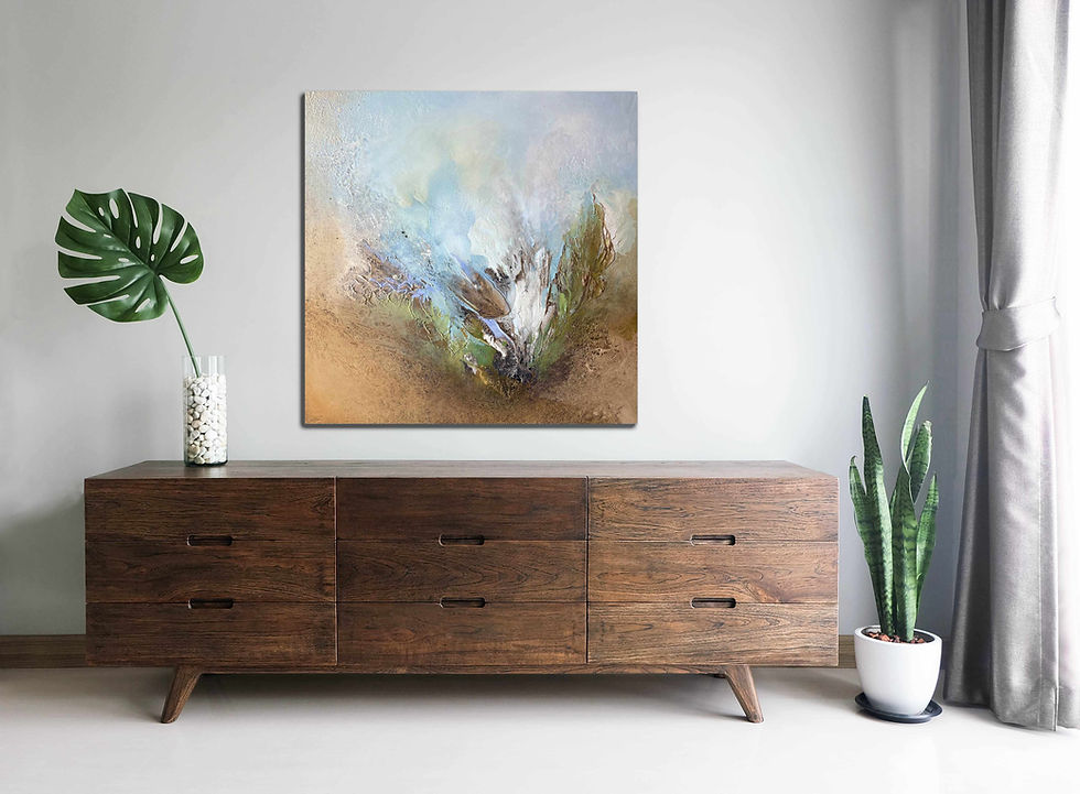 FRISCHER WIND 90x90cm im Raum