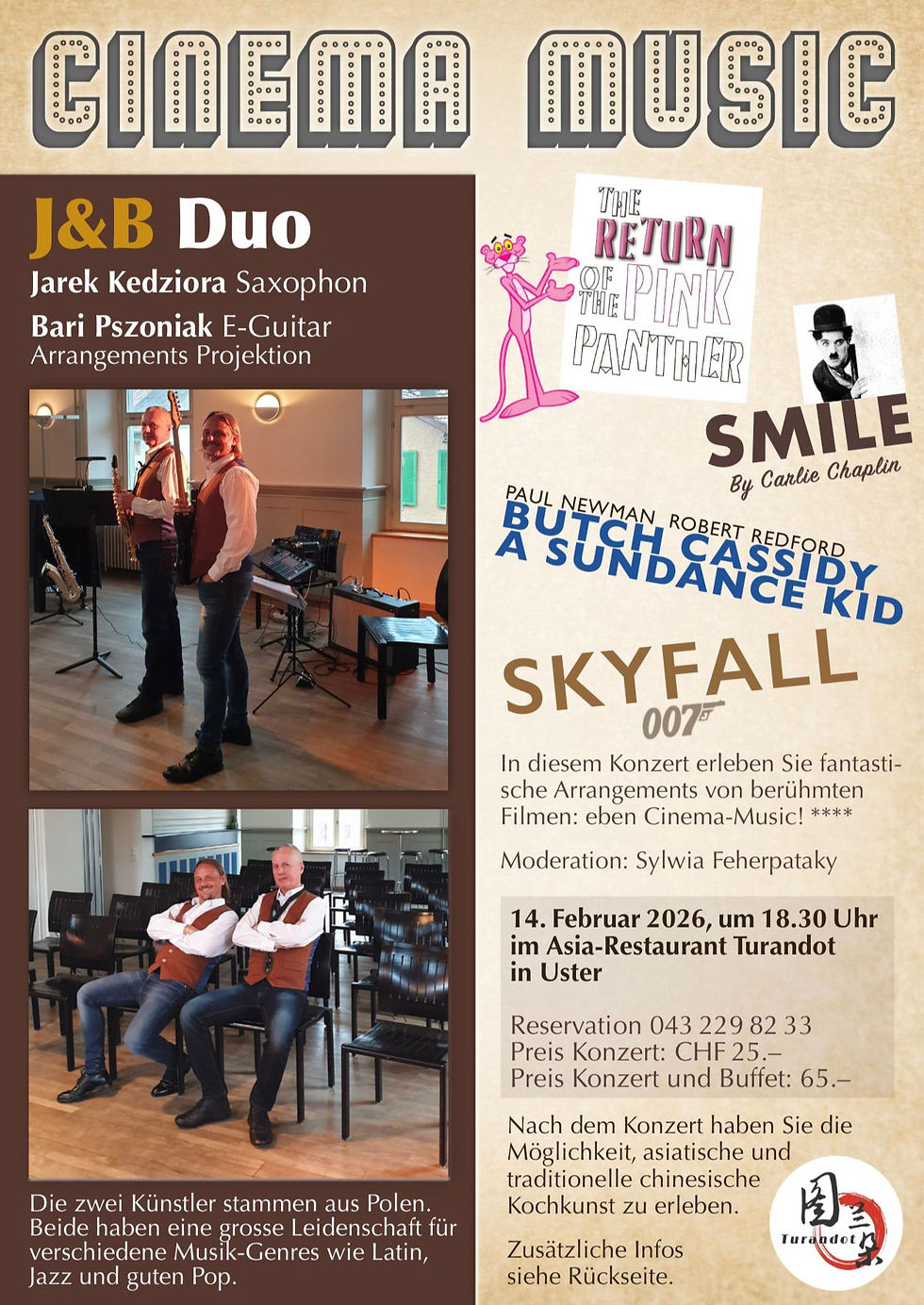 CINEMA MUSIC - J&B Duo