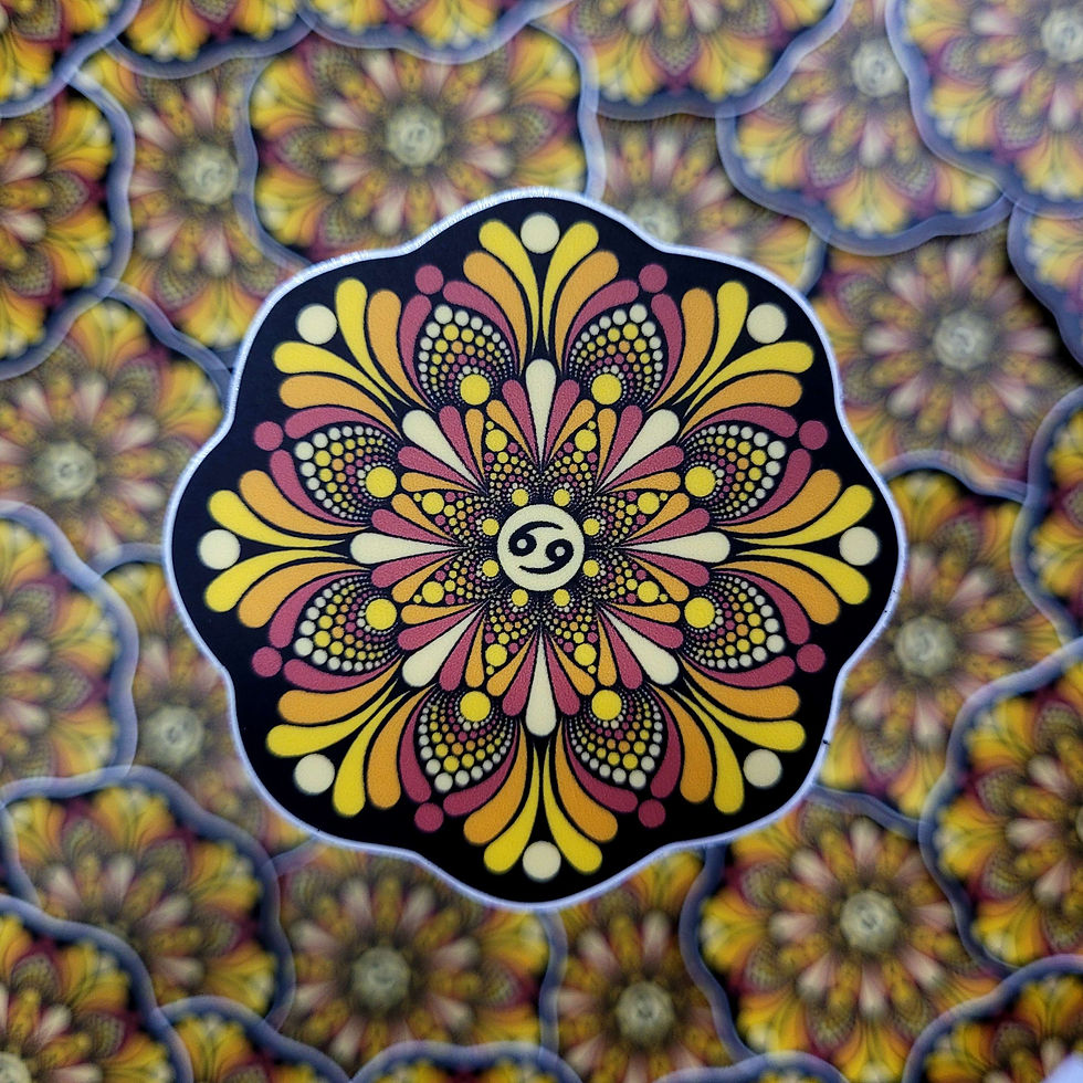 CANCER Synesthesia Sticker Arthurbutus Designs cancer-synesthesia-sticker-arthurbutus-designs