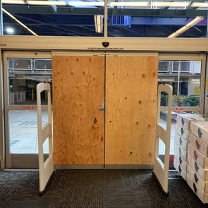 Local commercial window and door boar up service near me