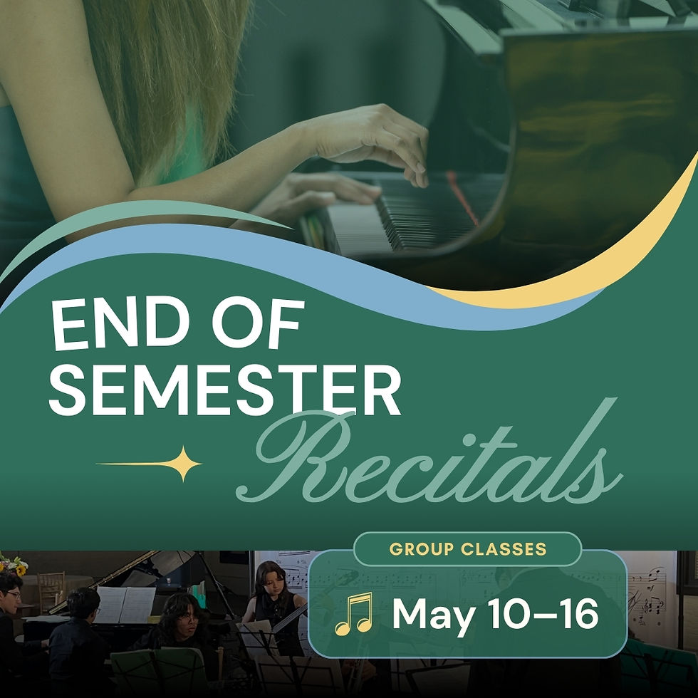 End of Semester Group Class Recitals