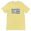 Thumbnail: Yellow toddler t-shirt featuring a colorful pastel layered Brownsville Piano Studio logo and text on the front
