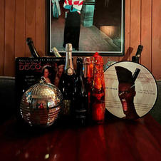 image of Champagne and disco with Anthony Remedy and Cathryn Bell Wine Rover