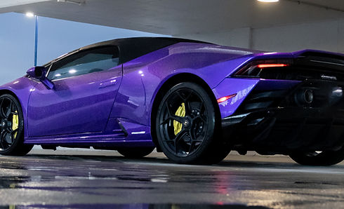 huracan evo spyder in purple