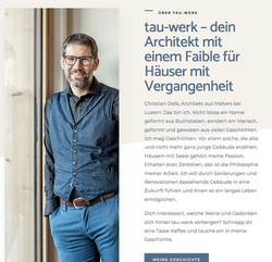 Webtexte für tau-werk