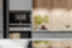 Neolith Calacatta Luxe used as kitchen countertop material