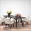 Thumbnail: GLOVER DINING TABLE in Charcoal Grey Veneer