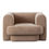 Thumbnail: SQUARE CAMEL VELVET ACCENT CHAIR
