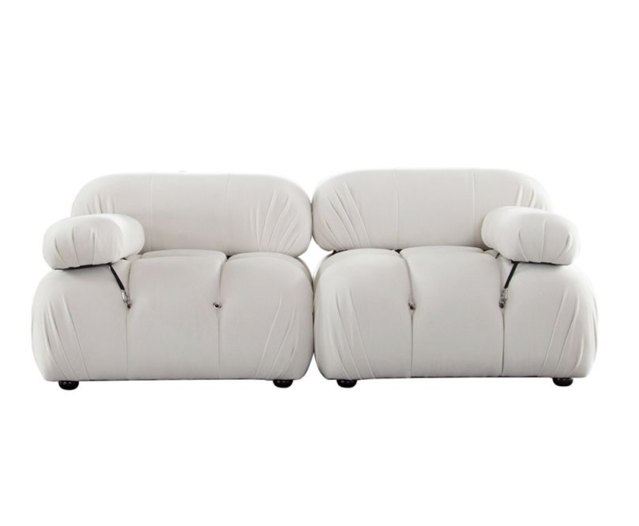 BELLINI SOFA  in Light Cream - 2 Piece (Reproduction)