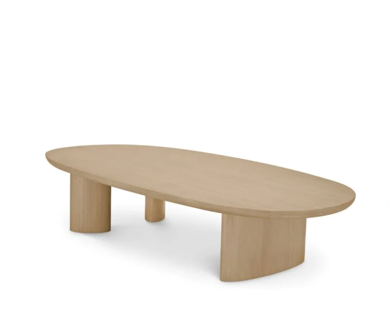 LINDNER COFFEE TABLE in Natural Oak side view