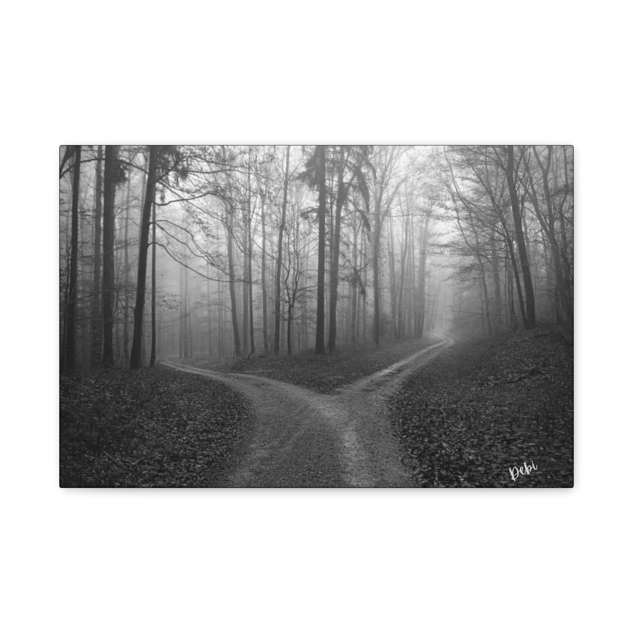 At the Crossroads Canvas Art Print