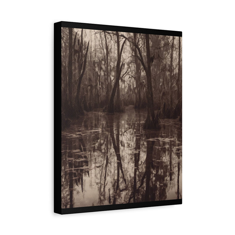 Thumbnail: The Bayou Matte Canvas Wall Art 