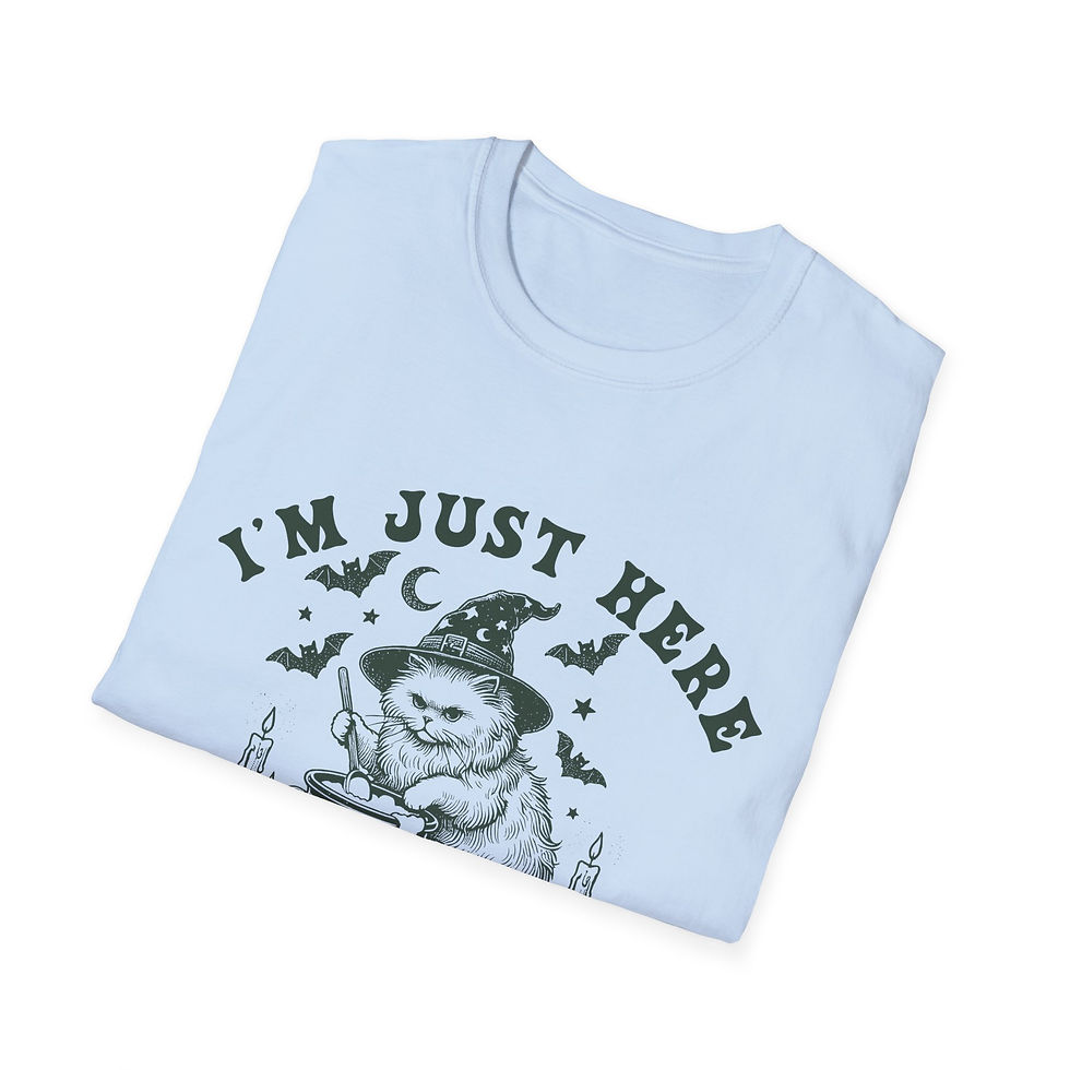 Thumbnail: Whimsical Cat Unisex T-Shirt  
