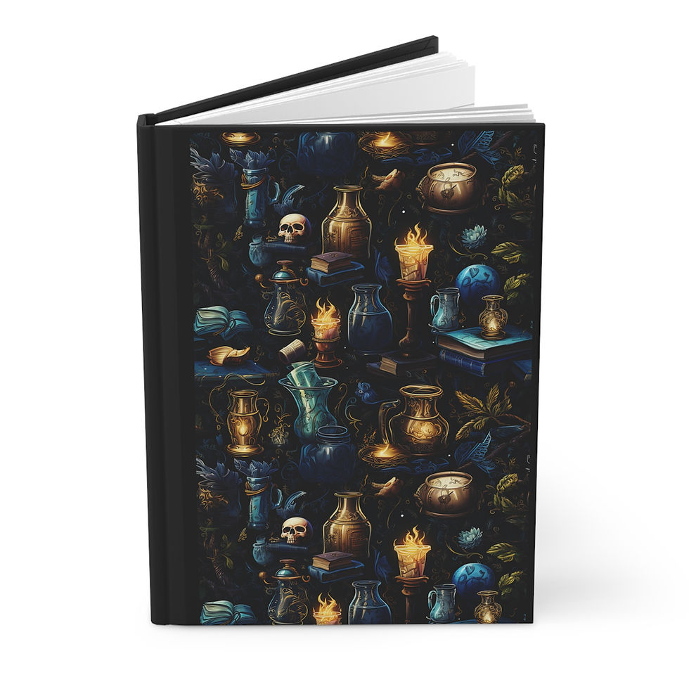 Thumbnail: Alchemist's Lab Hardcover Journal — Dark Alchemy Notebook
