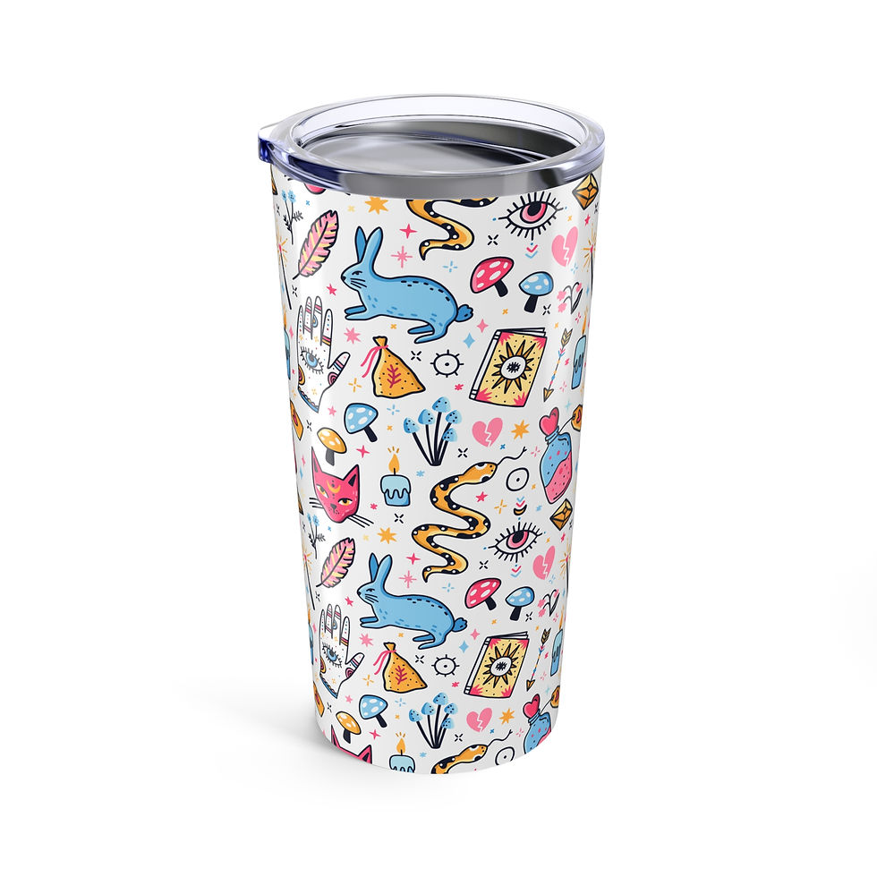 Thumbnail: Bunny Magic 20 oz Tumbler — Travel Cup  