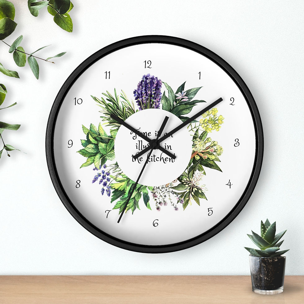Thumbnail: Herb Thyme! Wall Clock  