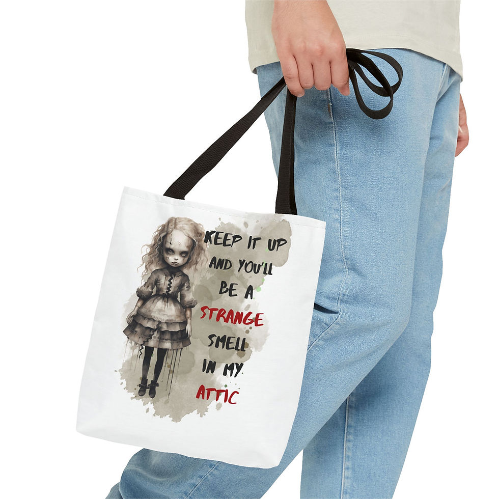 Thumbnail: Strange Smell in My Attic Tote Bag 