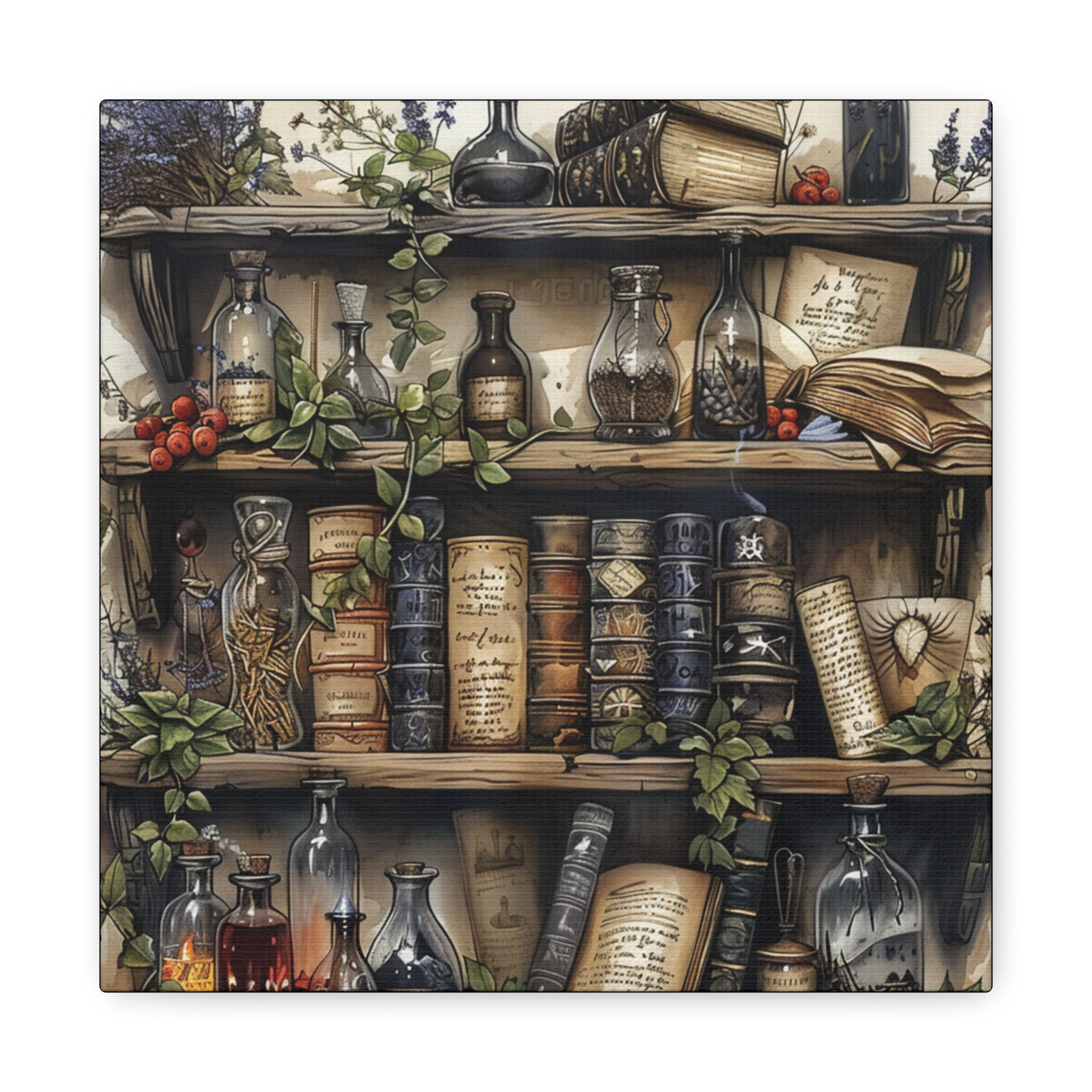 Vintage Bookstore Wall Art 2
