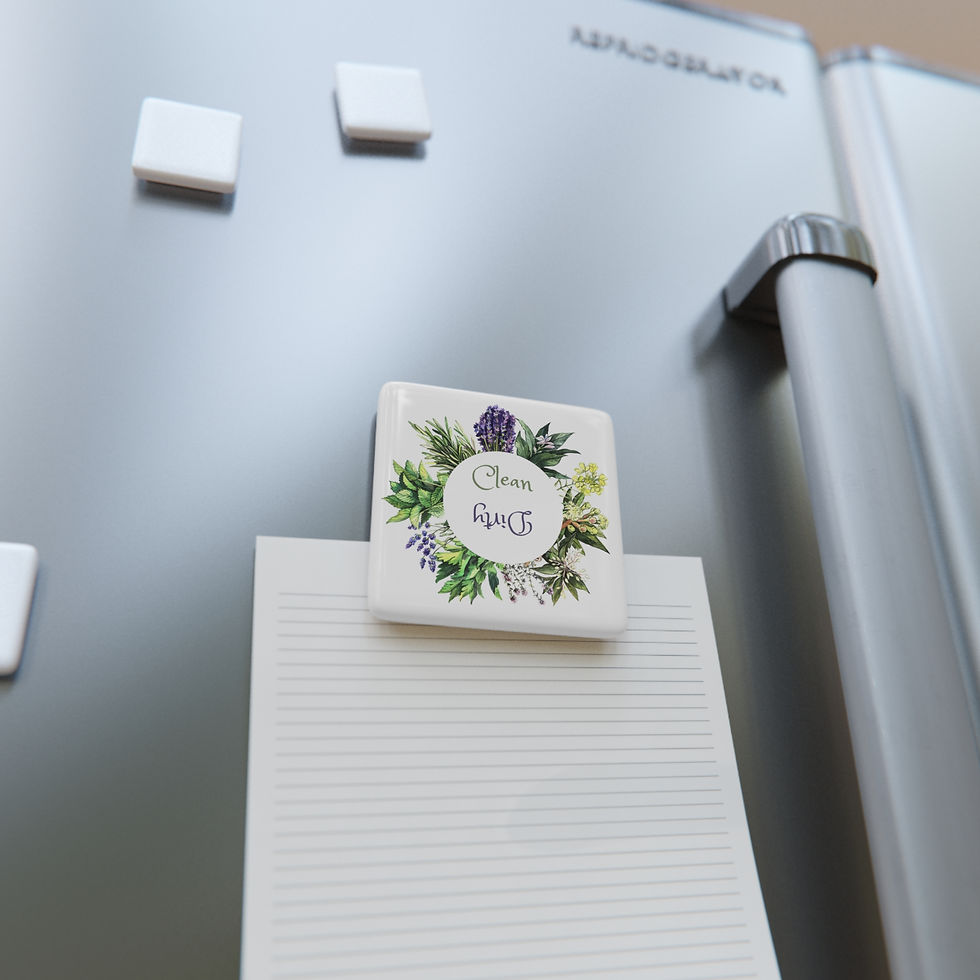 Thumbnail: Herb Thyme Clean/Dirty Dishwasher Magnet 