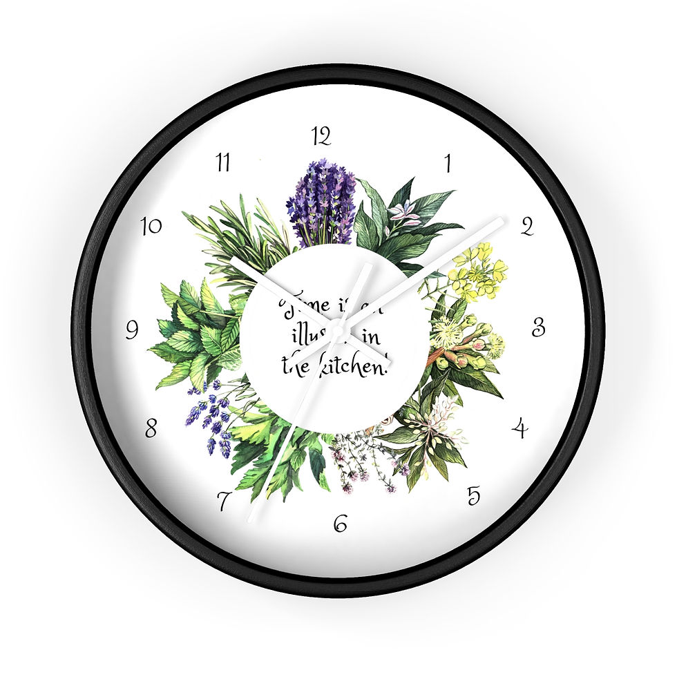 Thumbnail: Herb Thyme! Wall Clock  