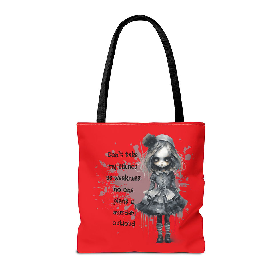 Thumbnail: Creepy Doll Tote Bag 