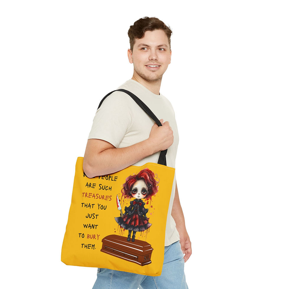 Thumbnail: Creepy Doll Tote Bag  