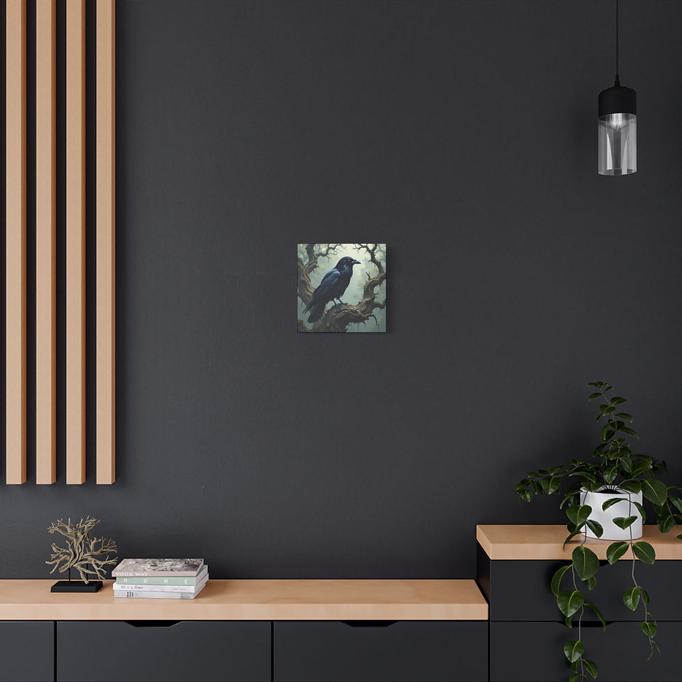 Thumbnail: Mystical Raven Canvas Art 